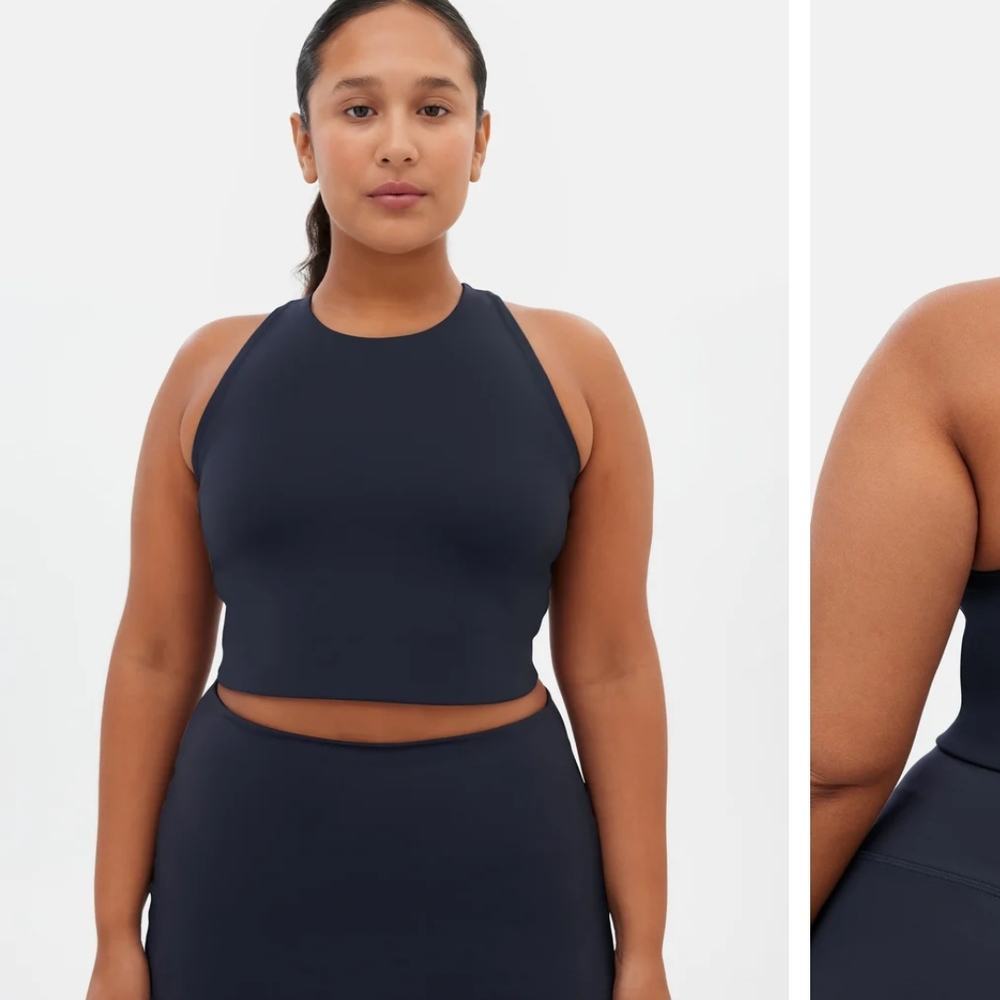 Girlfriend Collective Dylan Sports Bra - SKYLINE BLUE